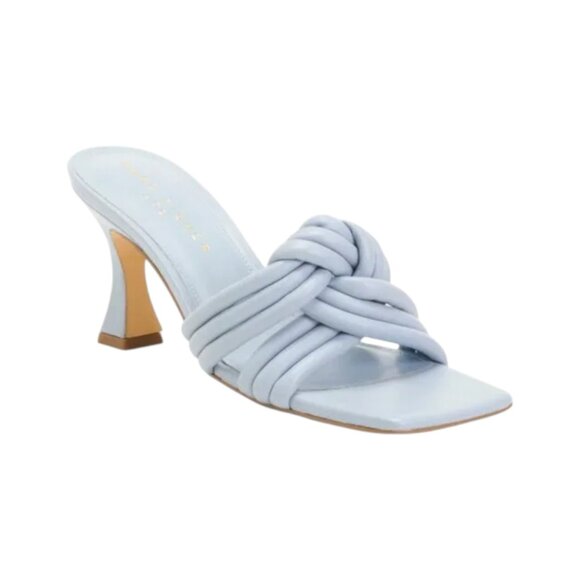 MARC FISHER LTD Leather Dru Heeled Sandals - Picture 1 of 3